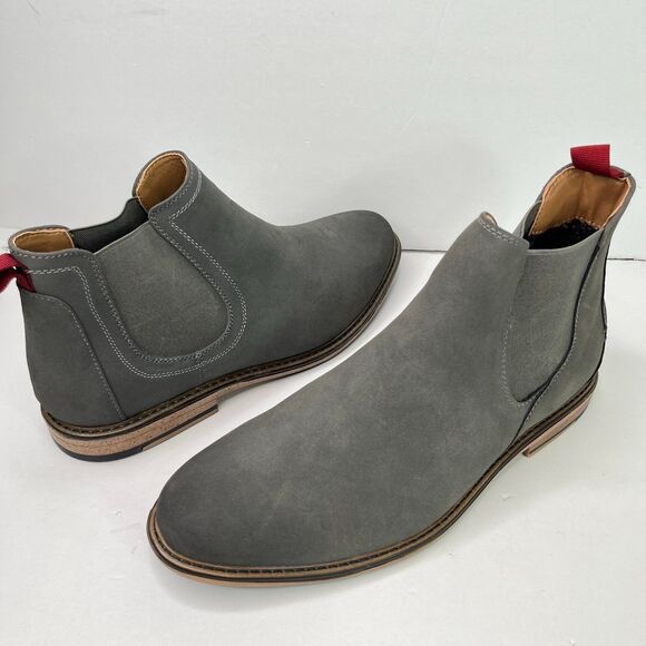Steve Madden Golde Chelsea Casual Ankle Boots Men’s Grey Size 11 #545 - Picture 6 of 12